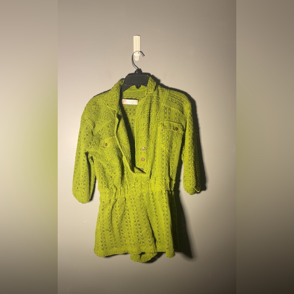 Free People Beach Ryan Romper in Sea Serpent Size XS - Picture 2 of 5